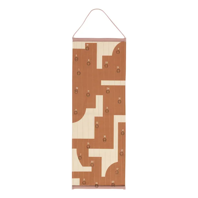 Calendrier de l'Avent Karla en coton | Camel