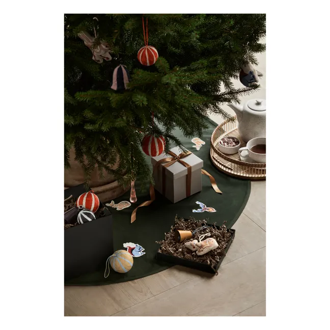 Bola de Navidad de algodón | Azul Noche
