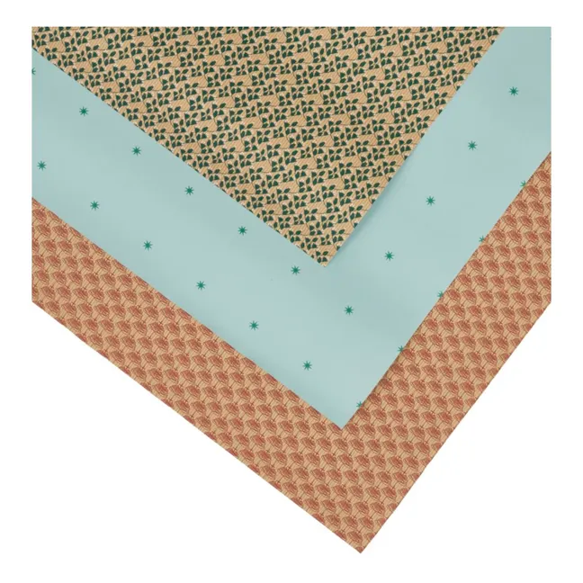 Crafty Wrapping Paper - Set of 3 | Green