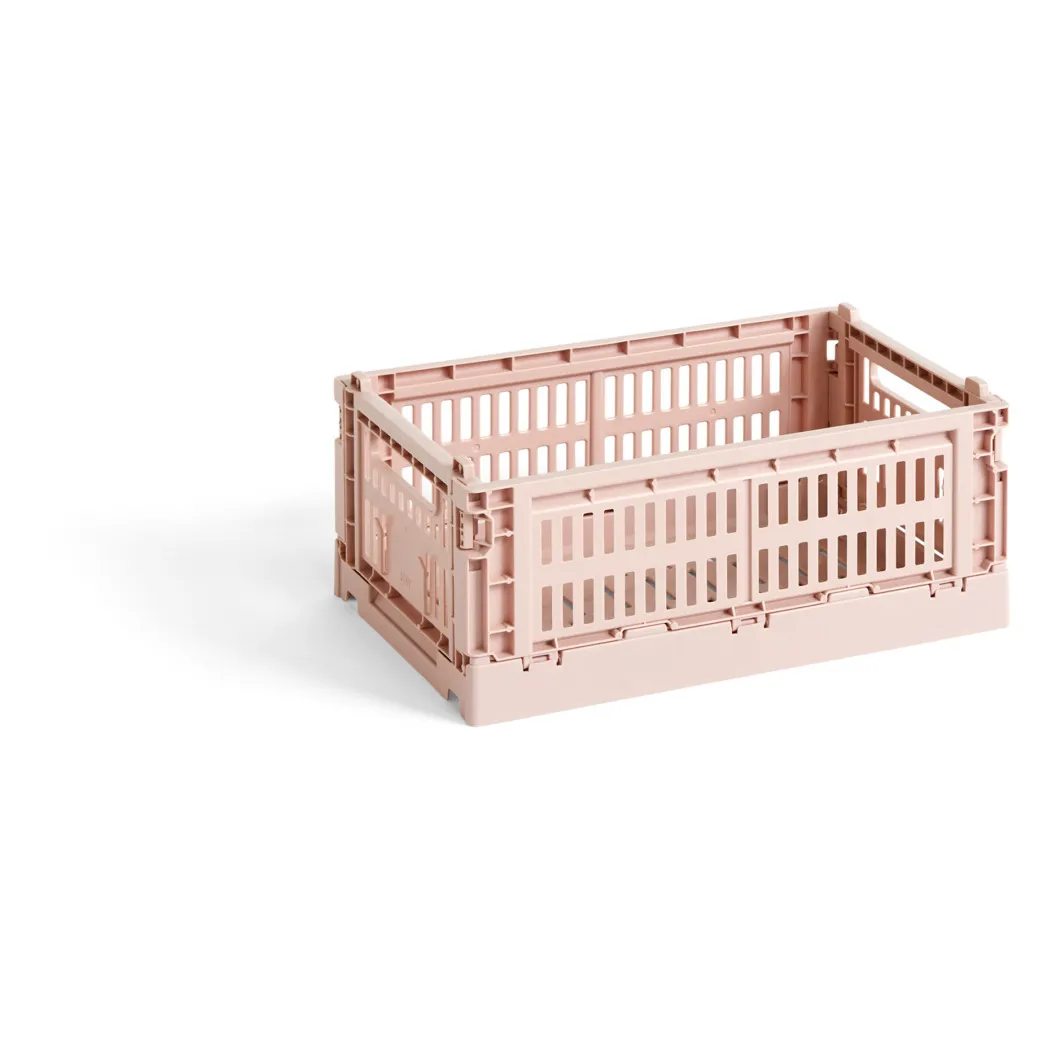 Hay Blush 100% Recycled Collapsible Crate