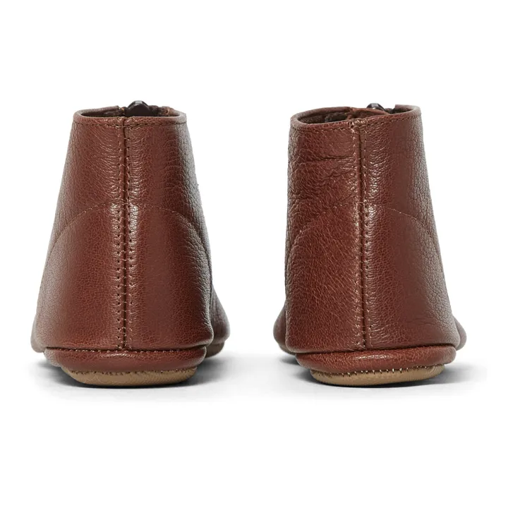 Pantofole, con zip | Marrone- Immagine del prodotto n°1