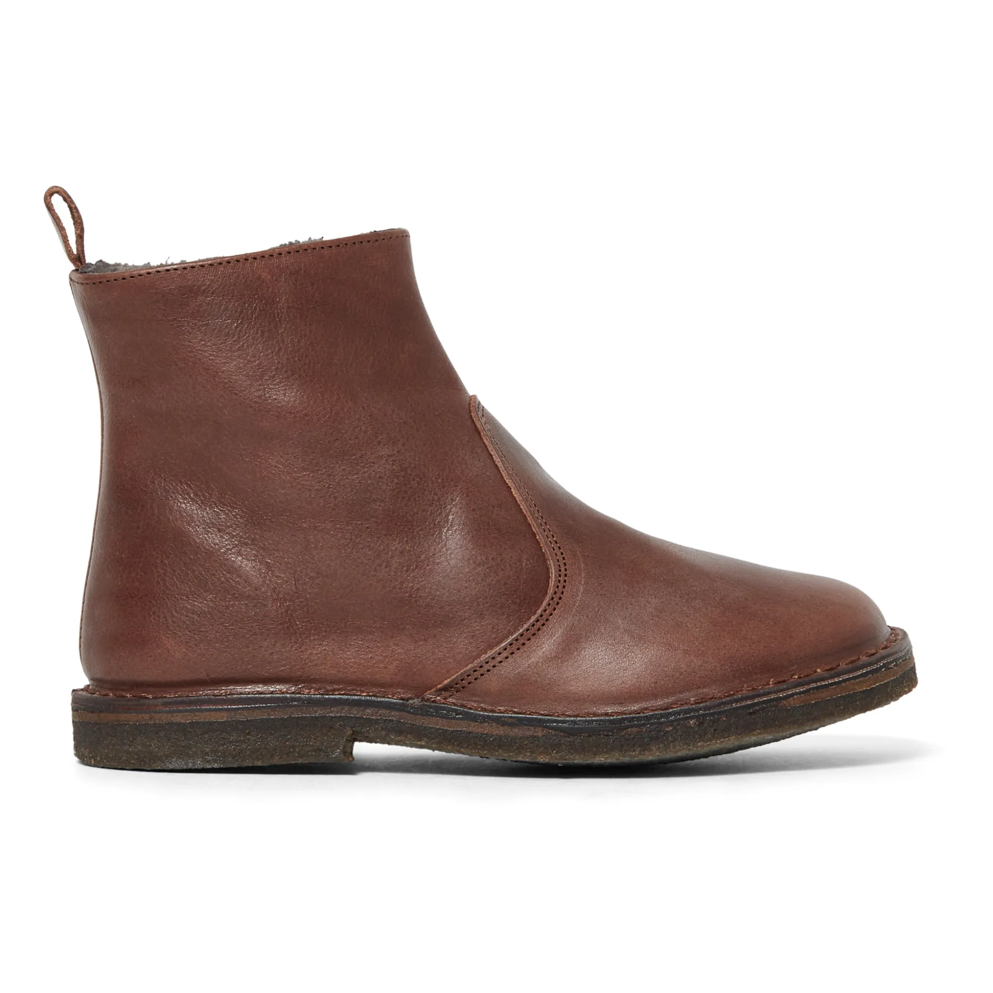 Pèpè Brown Fur-Lined Boots