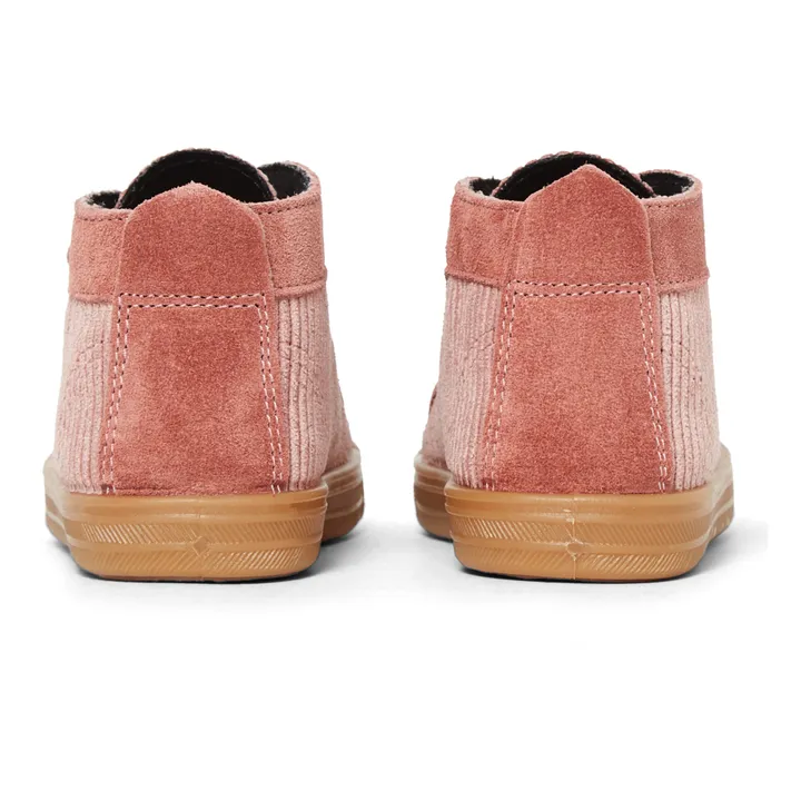 Velour Velcro Sneakers | Pink- Product image n°2