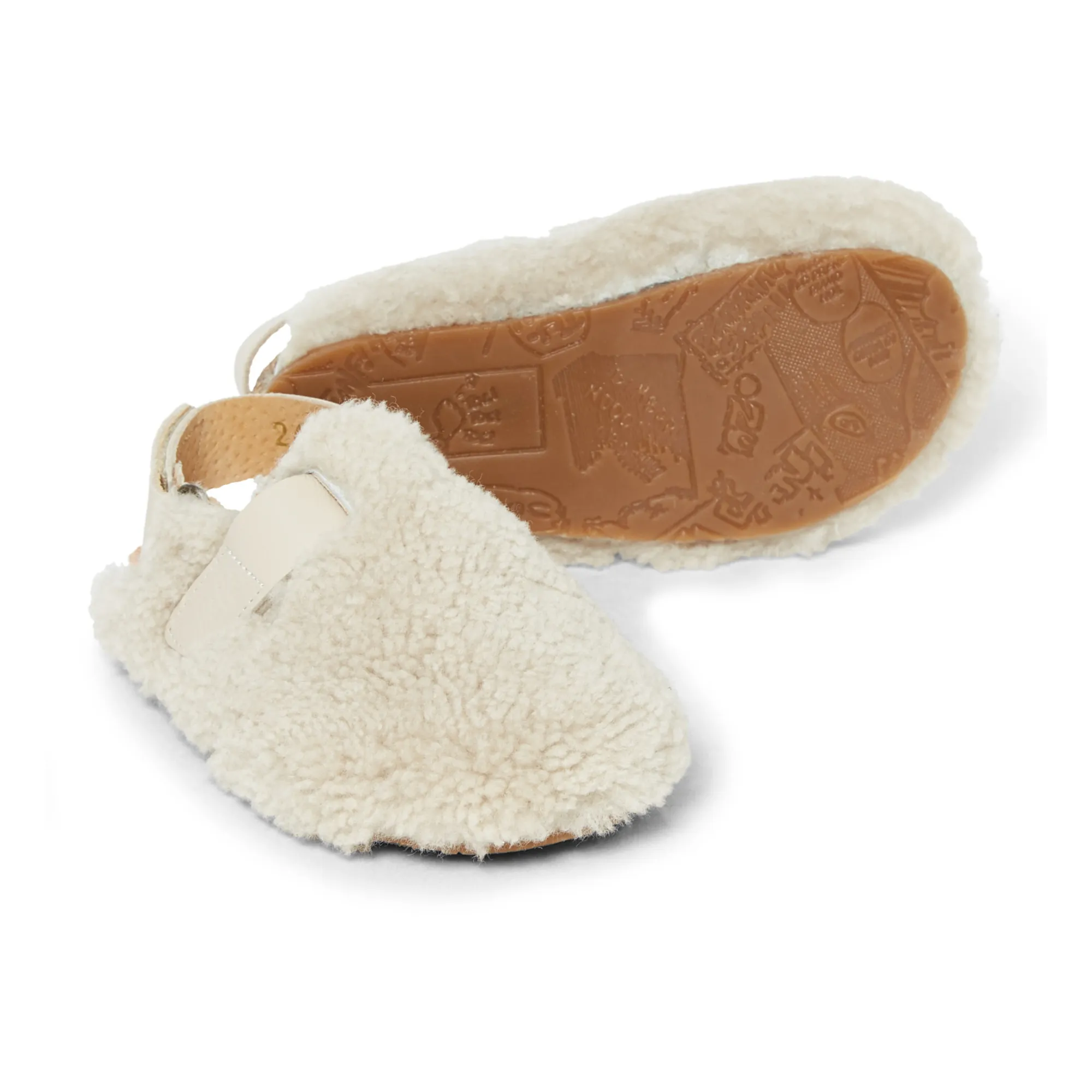 Sabots Shearling | Ecru- Image produit n°1