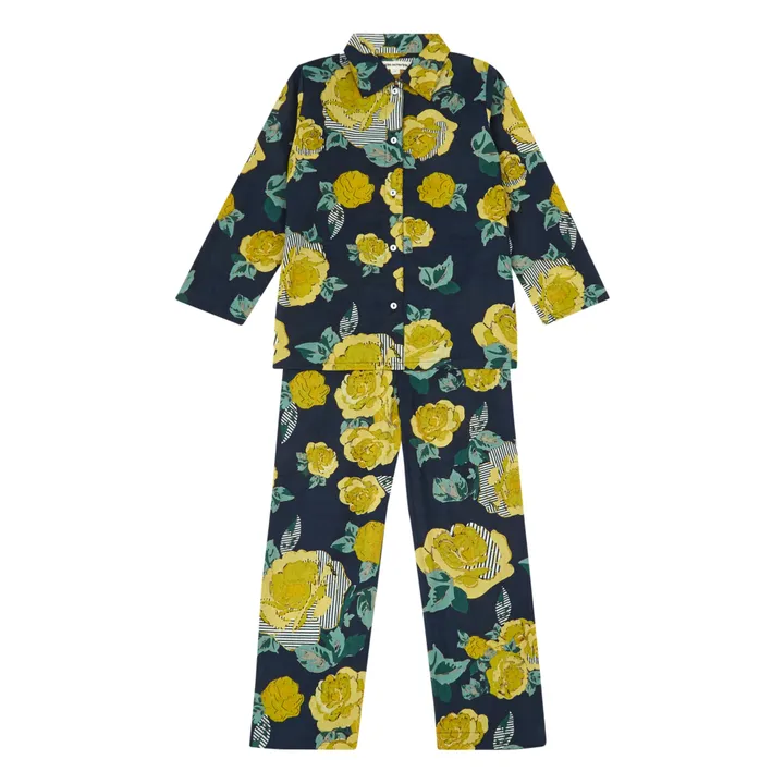 Floral Pyjamas | Yellow- Product image n°0