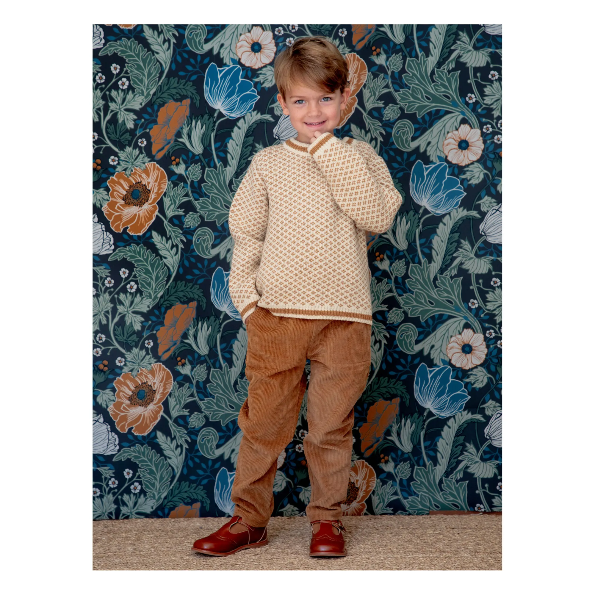 Igor Recycled Wool Jumper | Camel- Product image n°1