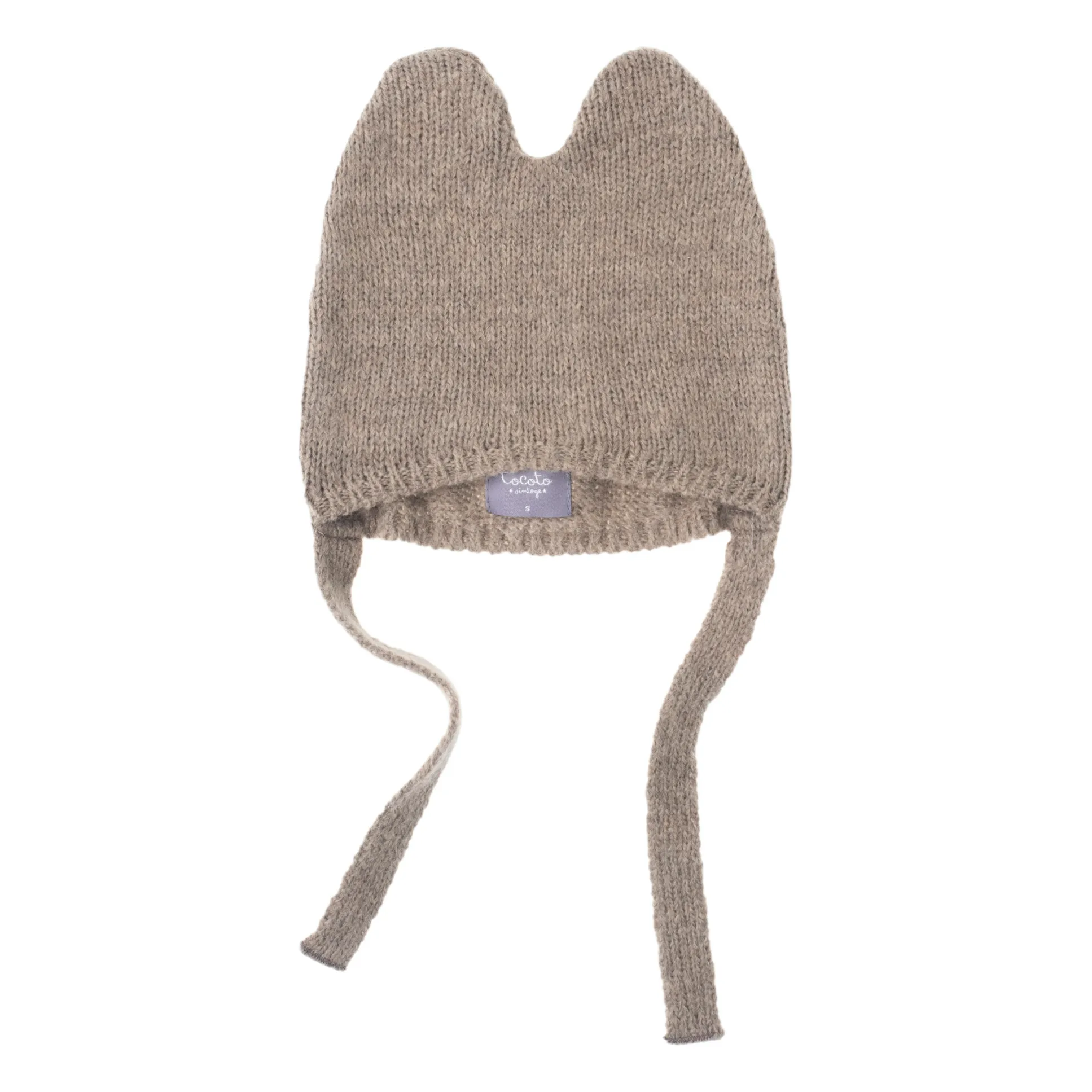 Tocoto Vintage Brown Knitted Beanie