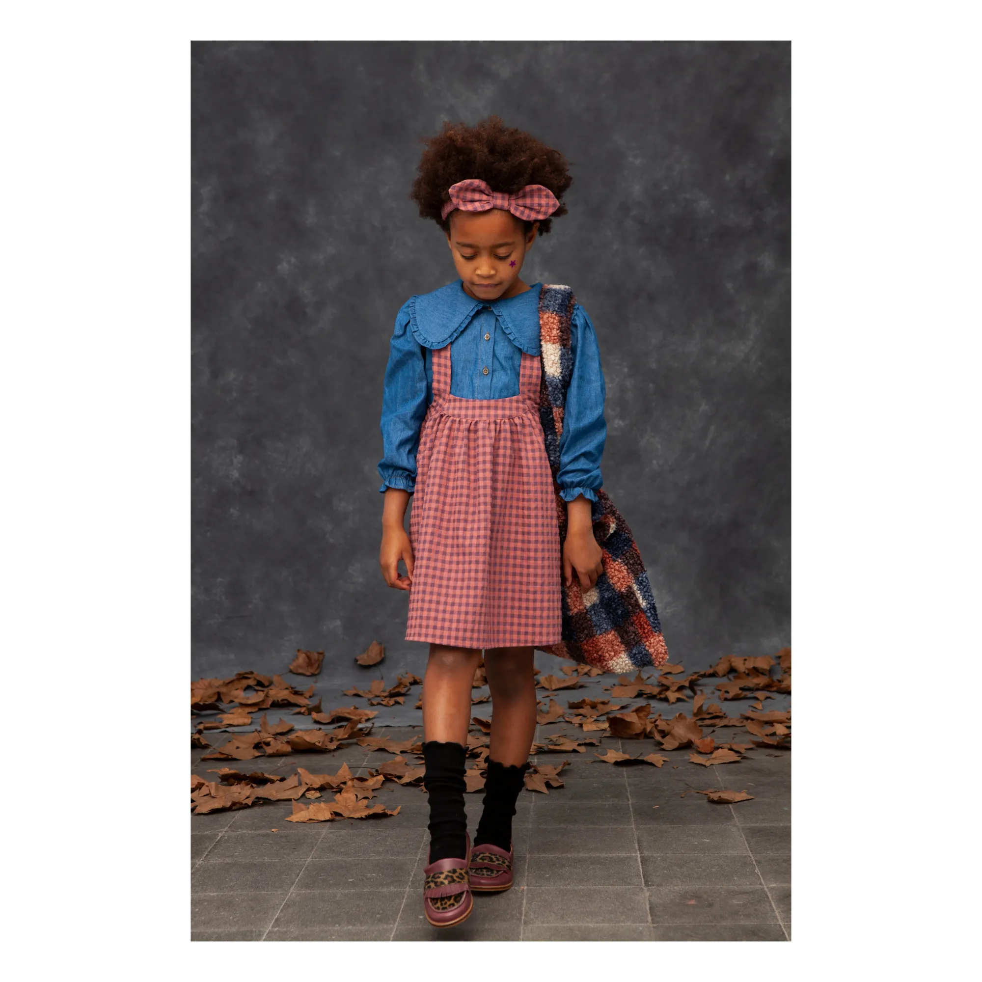 Tocoto Vintage Blue Peter Pan Collar Shirt