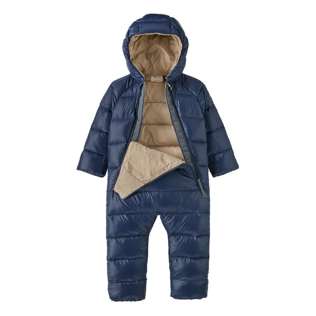 Combinaison Ski Down Sweater Duvet Recyclé | Bleu marine