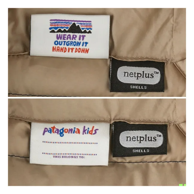 Recycled Down Sweater Snowsuit | Navy blue