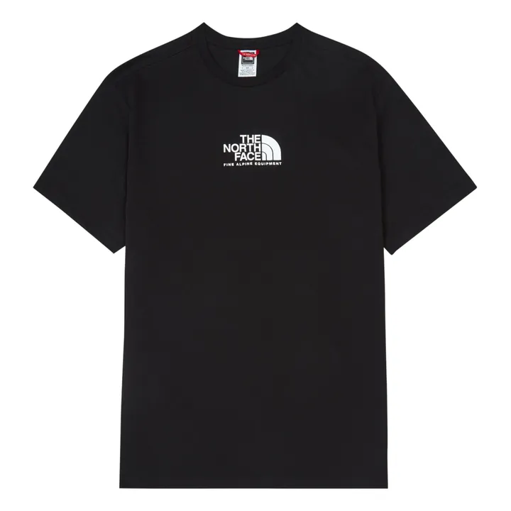Capsule Black Box - T-shirt Fine Alpine - Collection Homme | Noir- Image produit n°0