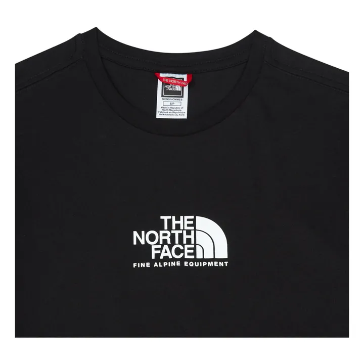 Capsule Black Box - T-shirt Fine Alpine - Collection Homme | Noir- Image produit n°1