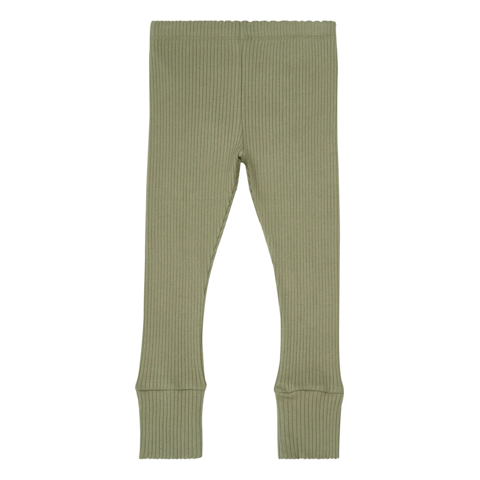 The Simple Folk Unisex Sage Organic Cotton Ribbed Leggings