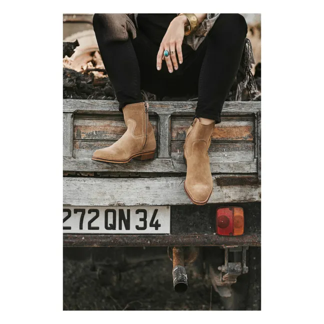 Clint Suede Boots | Camel