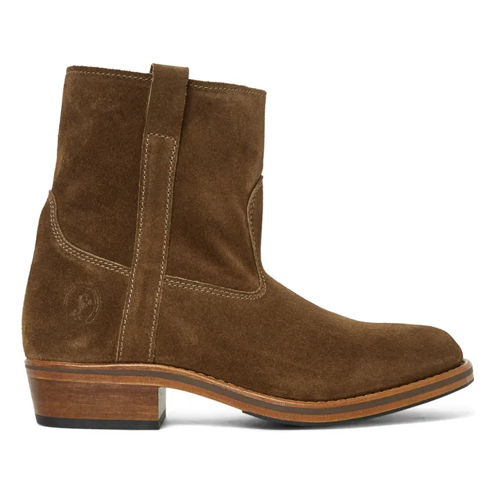 Tiers Gardian Suede Boots | Taupe brown- Product image n°0