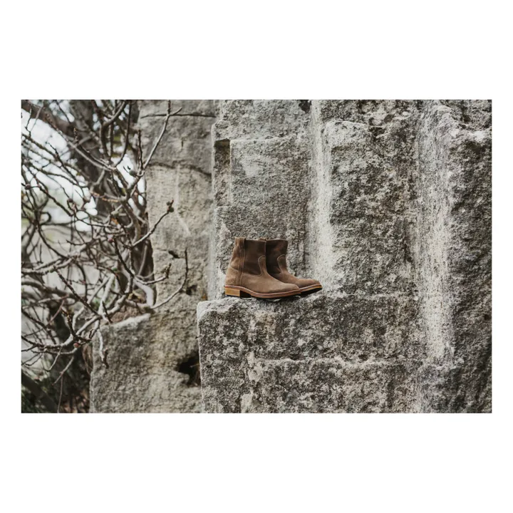 Tiers Gardian Suede Boots | Taupe brown- Product image n°2