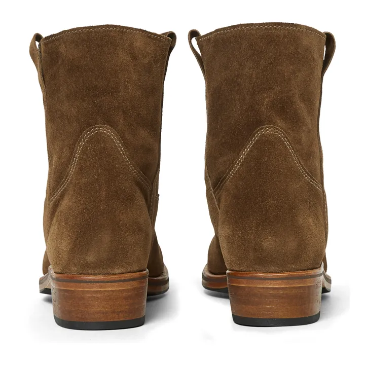 Tiers Gardian Suede Boots | Taupe brown- Product image n°5