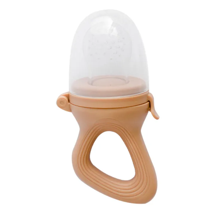 Silicone Baby Feeder | Caramel- Product image n°0