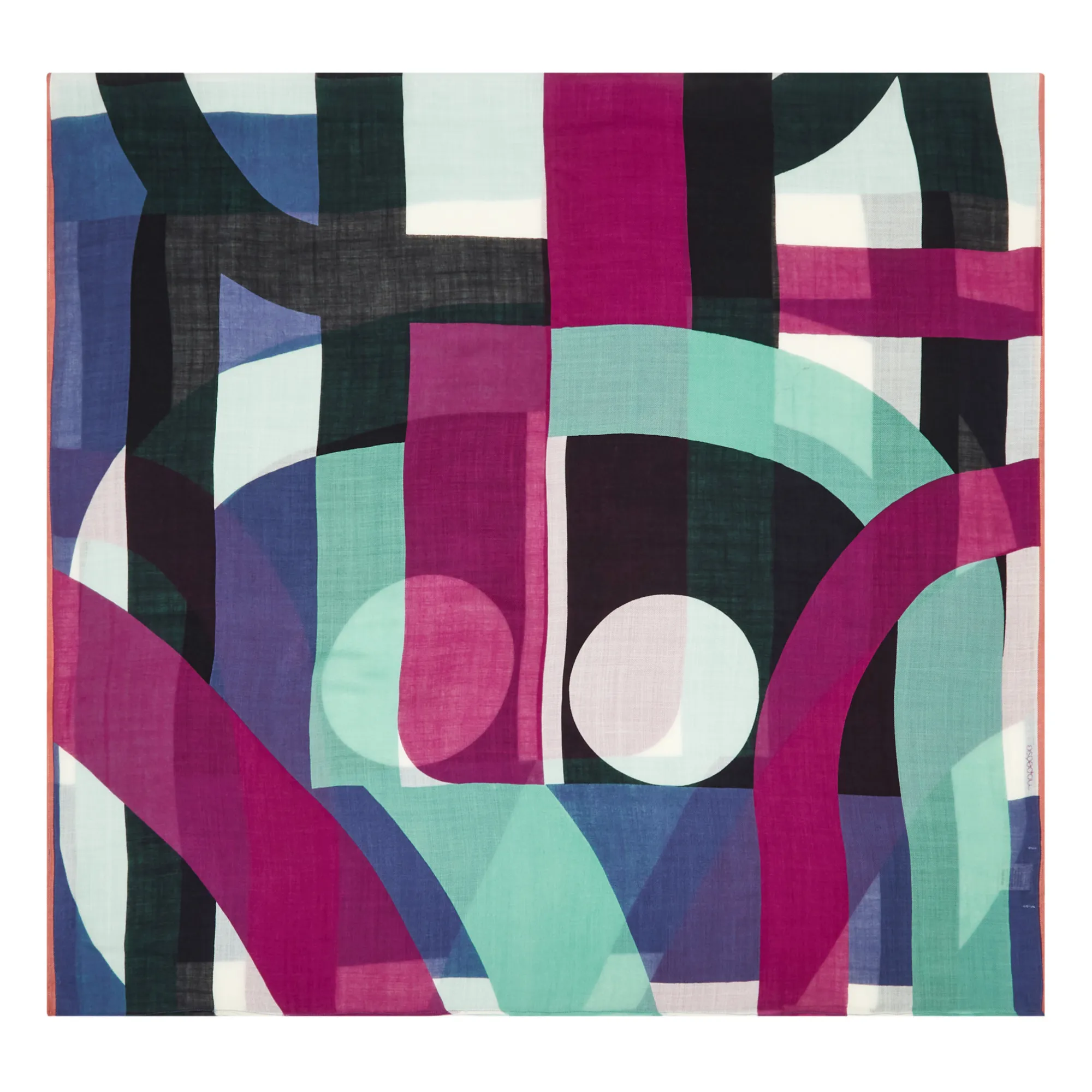 Mapoésie Purple Vision Woollen Scarf