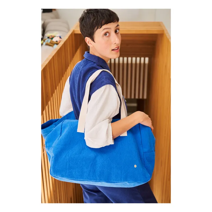 Bolsa de fin de semana Iona | Azul- Imagen del producto n°2