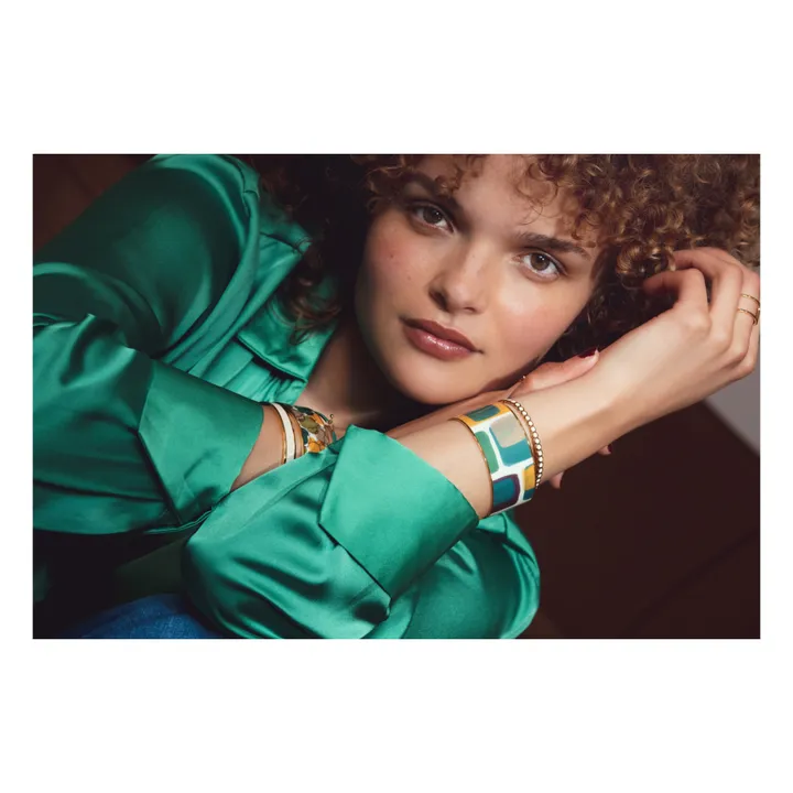 Lily Fine Bracelet | Green- Product image n°1
