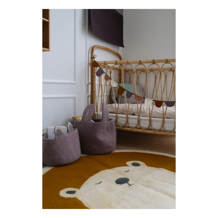 Pasu Grizzly Felt Rug | Gold- Product image n°3
