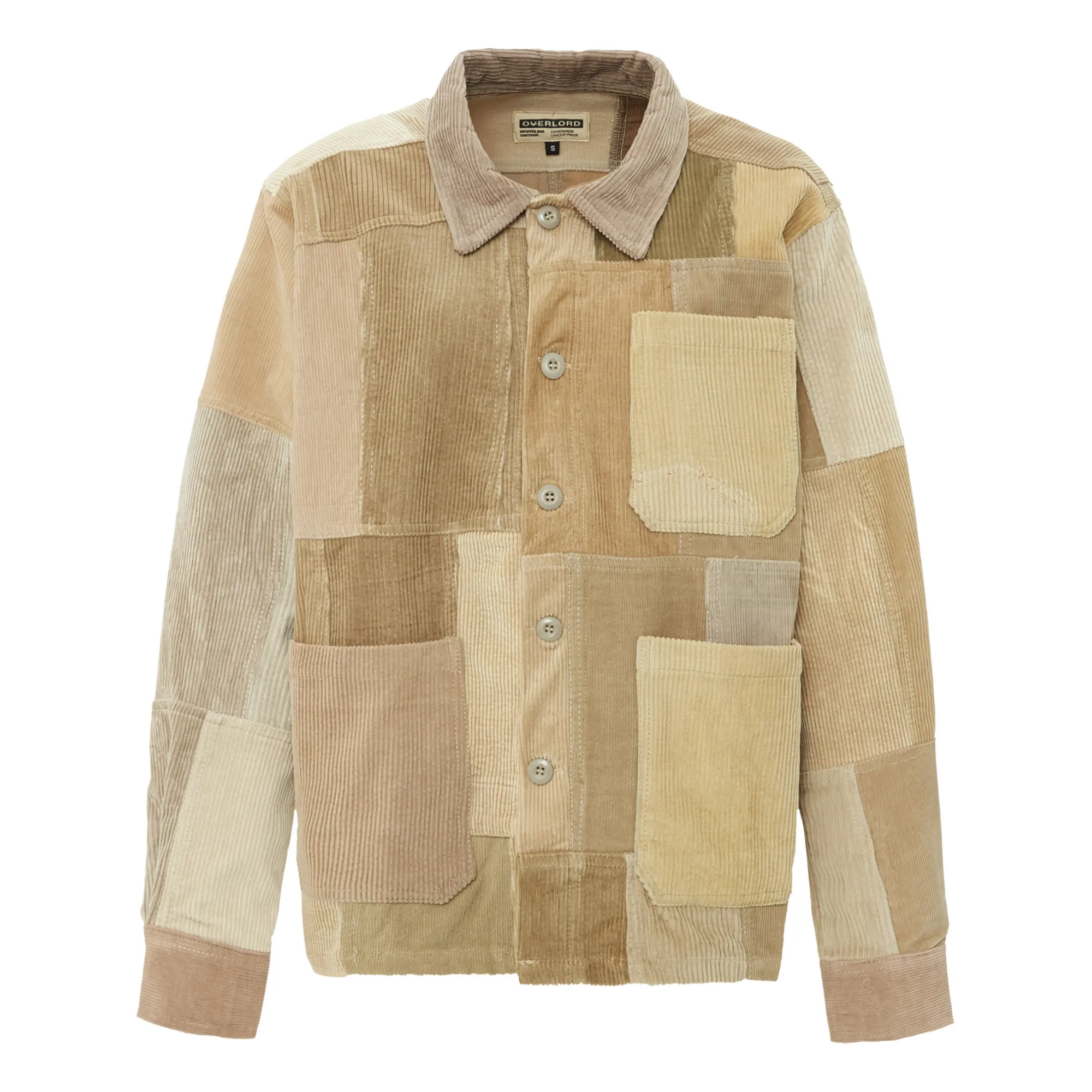 Overlord Beige Corduroy Patchwork Jacket