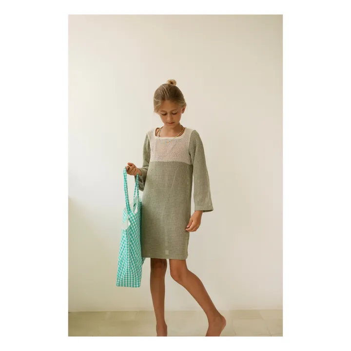 Vestido de ganchillo Pippa | Salvia- Imagen del producto n°16