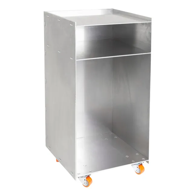 Beistelltisch Rivet box aus Aluminium