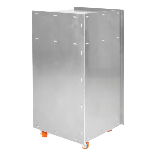 Mesa auxiliar de aluminio Rivet box