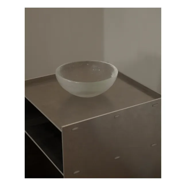 Table d'appoint Rivet box en aluminium