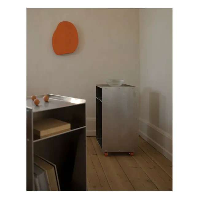 Table d'appoint Rivet box en aluminium