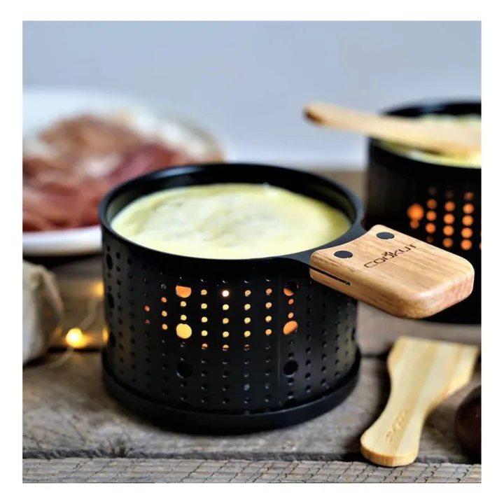 Individual Raclette Pots - Set of 4 | Black- Product image n°1
