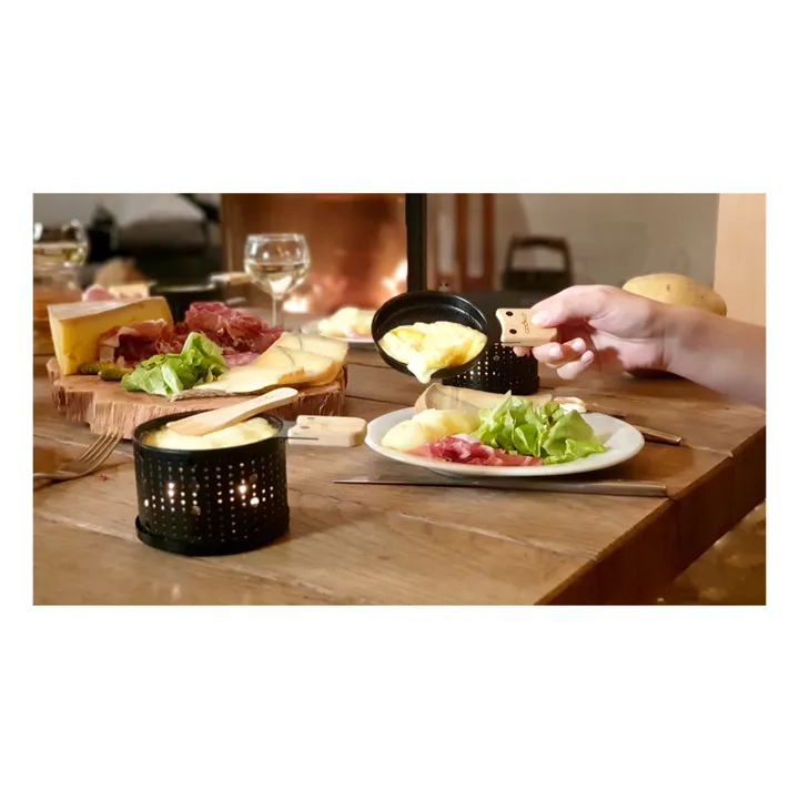 Individual Raclette Pots - Set of 4 | Black- Product image n°2