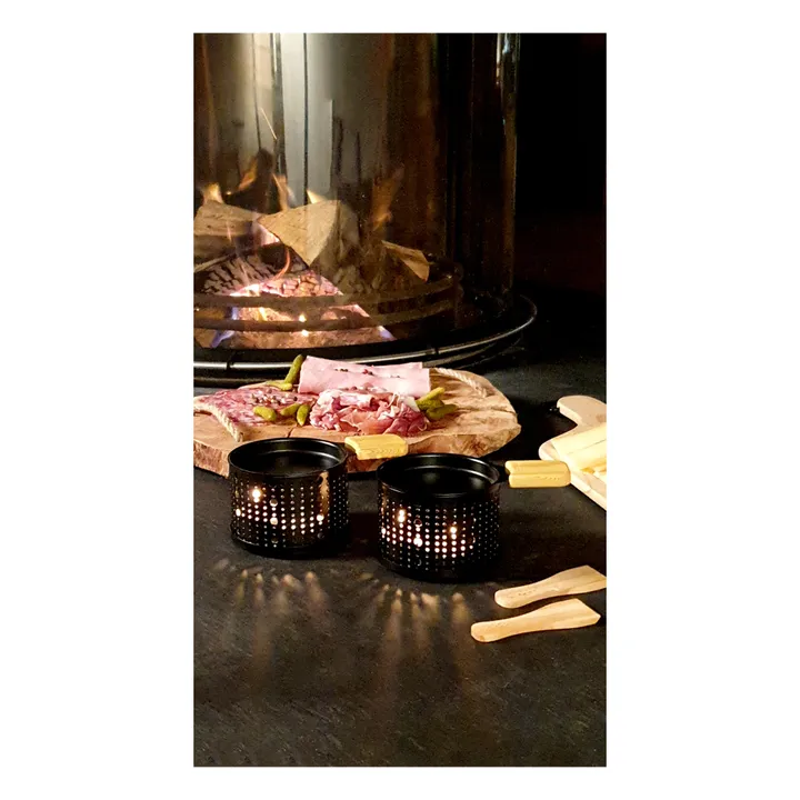 Individual Raclette Pots - Set of 4 | Black- Product image n°3