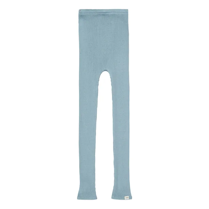 Legging Coton et Soie Bieber | Bleu Clair- Image produit n°0