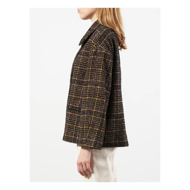 Veste Vienne Carreaux - Collection Femme  | Marron