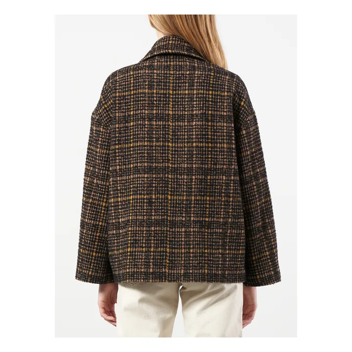 Veste Vienne Carreaux - Collection Femme  | Marron- Image produit n°6