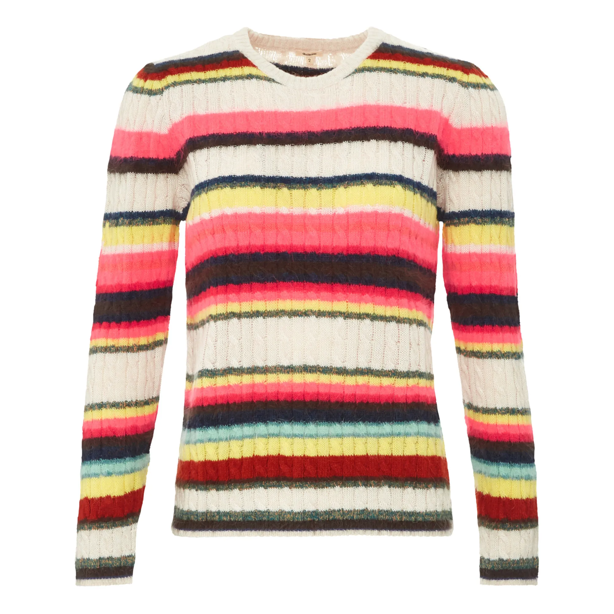 Bellerose Women's Ecru Depar Striped Jumper - ’S Collection