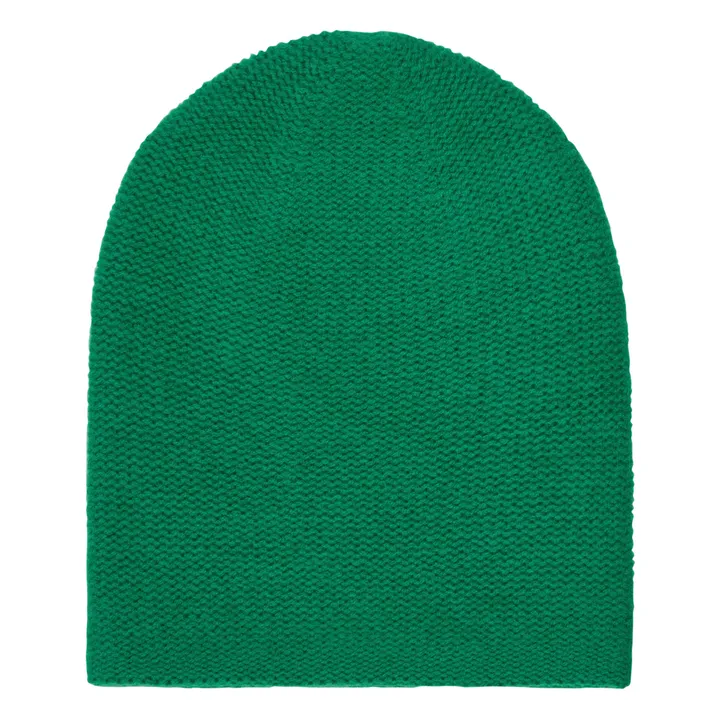 Lia Cashmere Beanie | Dark green- Product image n°0