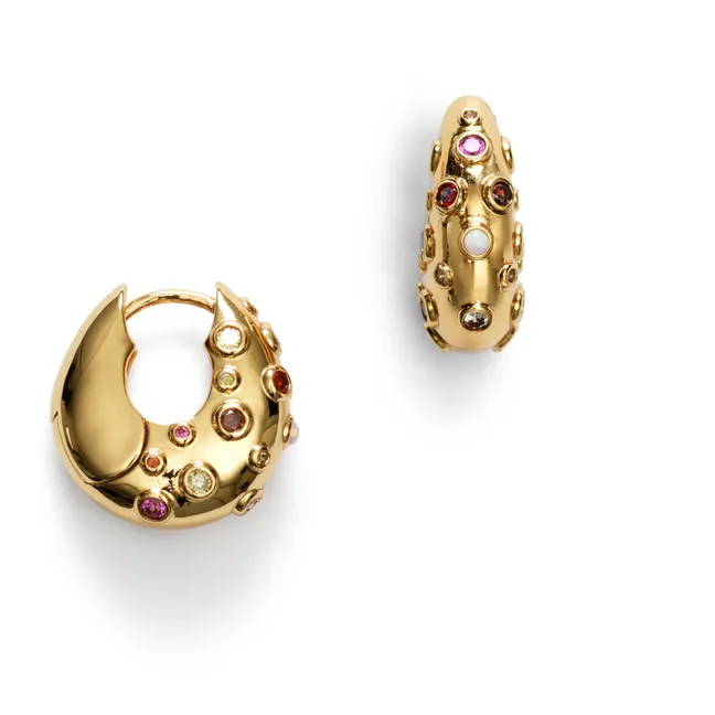 Boucles d'Oreilles Crystal Bay | Doré
