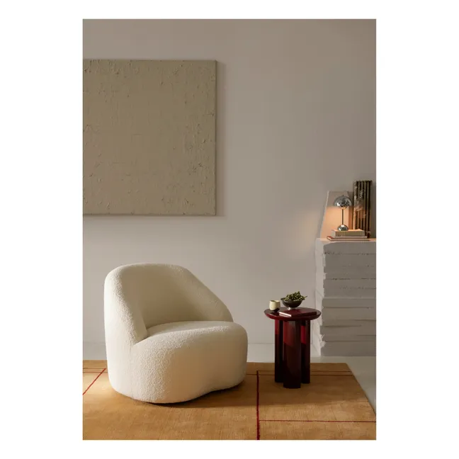 Tung JA3 Side Table | Dark red