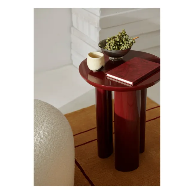 Tung JA3 Side Table | Dark red