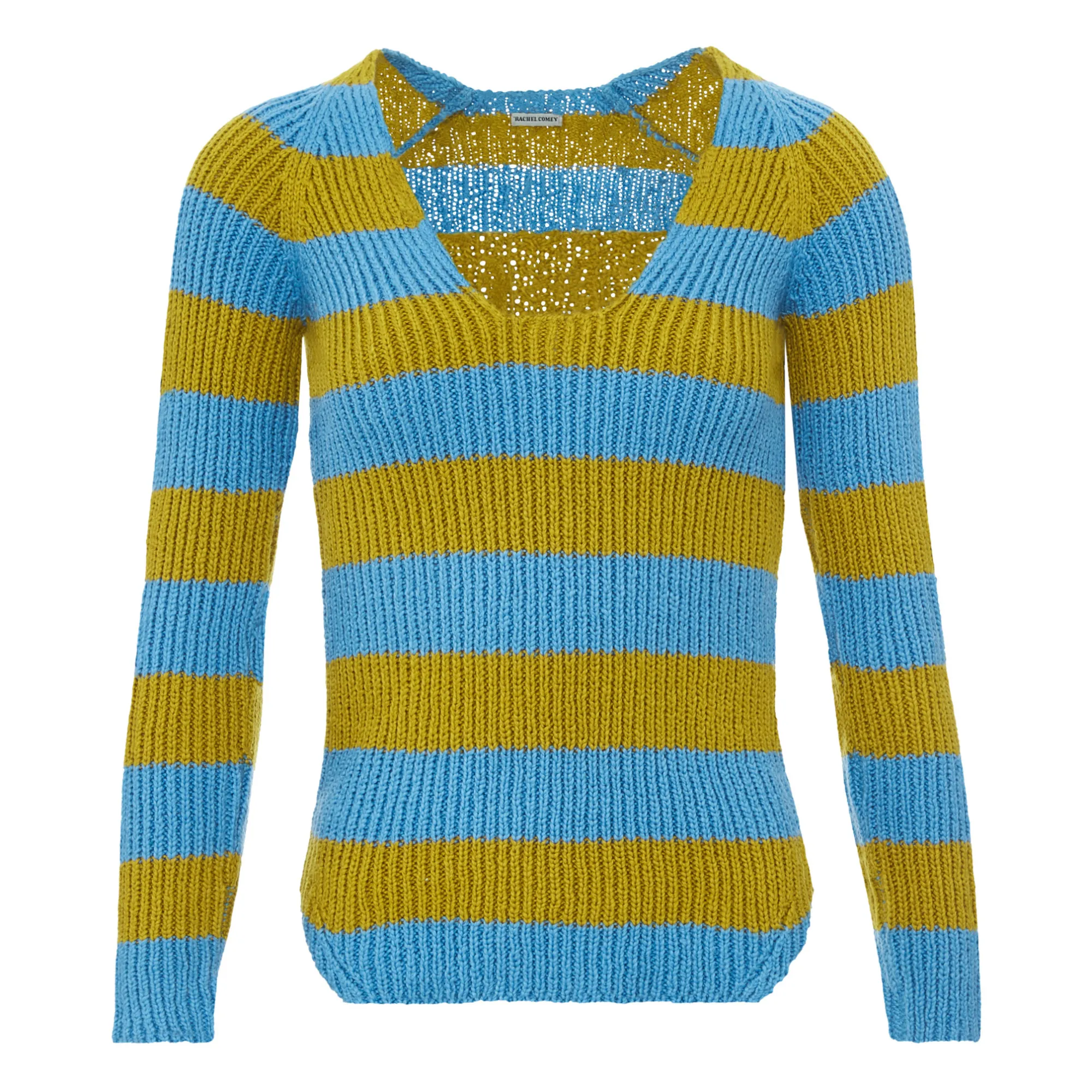 Rachel Comey Yellow Faro Striped Jumper