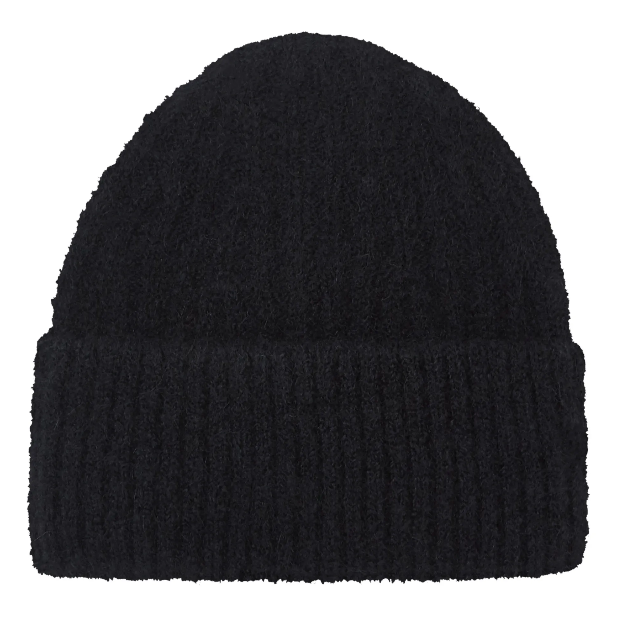 American Vintage Black East Alpaca Wool Beanie