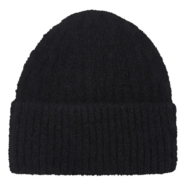 East Alpaca Wool Beanie | Black