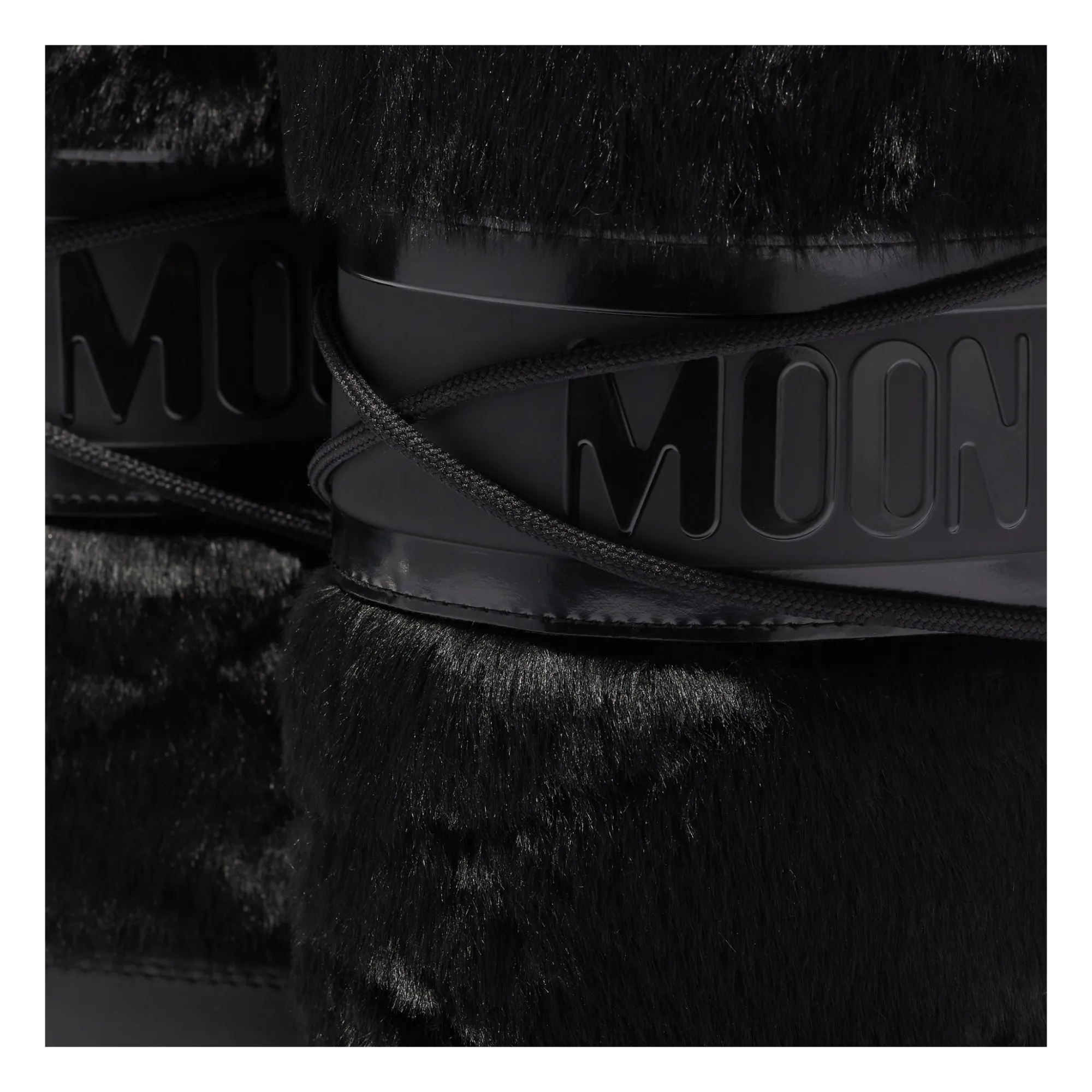 Moon Boot - Icon Faux Fur Moon Boots - Black | Smallable