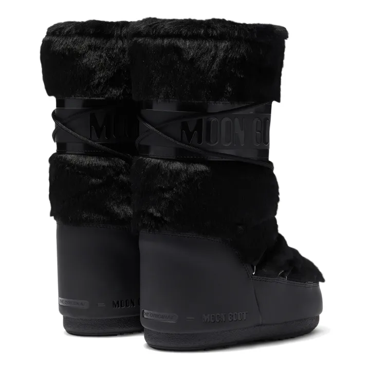 Moon Boot Icon Faux Fur | Noir- Image produit n°3