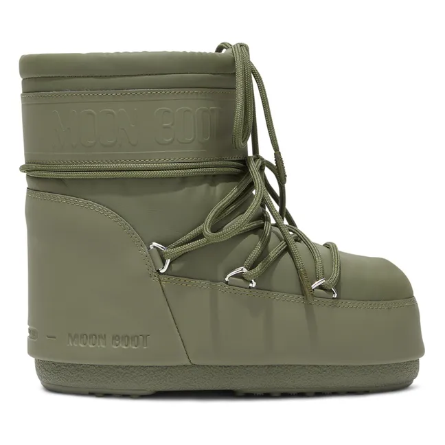 Low Rubber Icon Moon Boots | Khaki