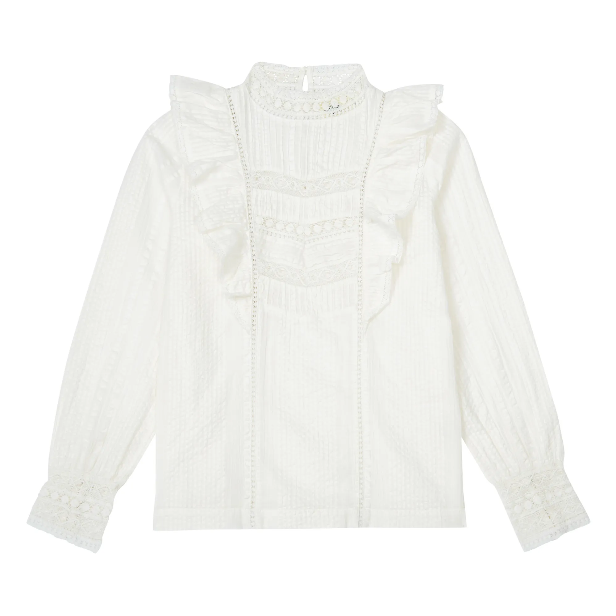 Hartford White Hedna Blouse